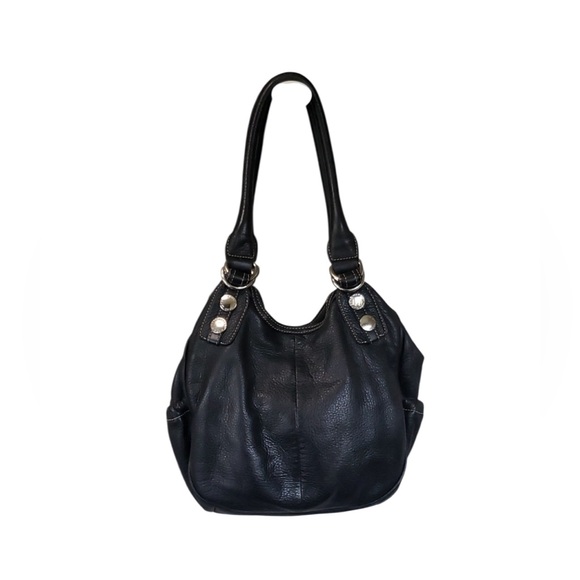 Marc by Marc Jacobs Black Pebble Leather Shoulder Bag - Picture 4 of 16